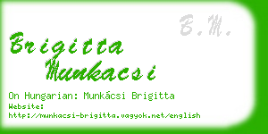 brigitta munkacsi business card